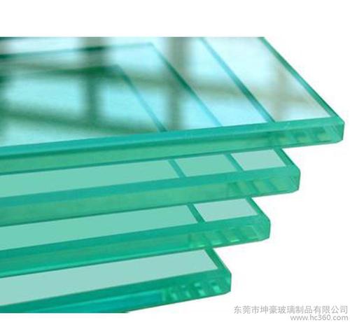 坤豪玻璃批量加工10mm钢化玻璃 异性钢化玻璃设备齐全尺寸精准商品