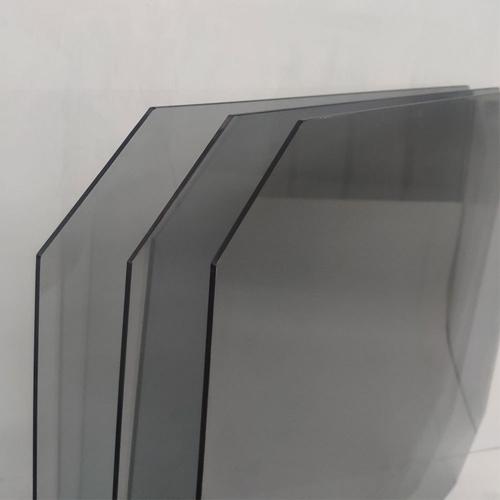 4mm半透灰色异形钢化玻璃 灰色玻璃加工 来图定制生产
